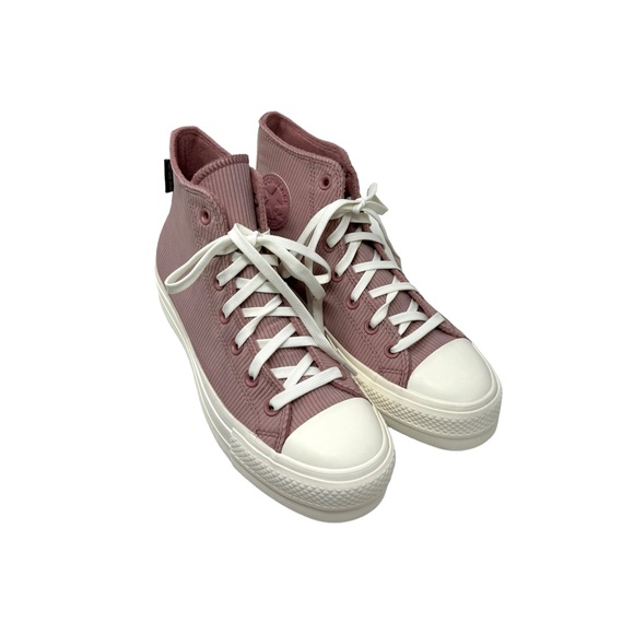 Converse Ctas Lift Counter Climate Platform Hi Sneaker Women Pink Canvas A06148C - Picture 4 of 9